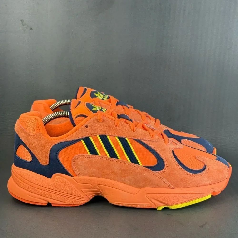 Adidas Yung-1 'Hi-Res Orange' athletic sneaker shoes men’s size 10